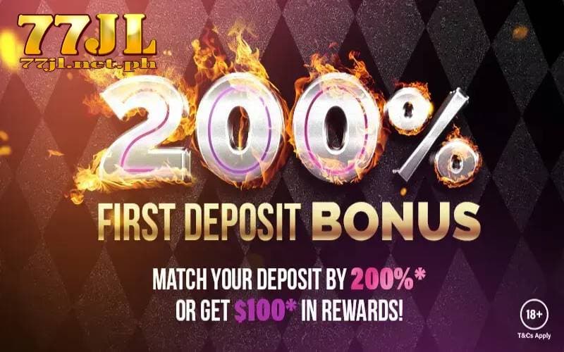 77jl members first deposit bonus 08